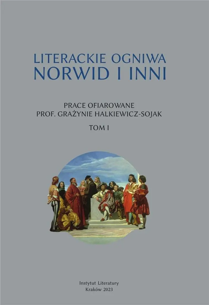 Książka - Literackie ogniwa. Norwid i inni T.1