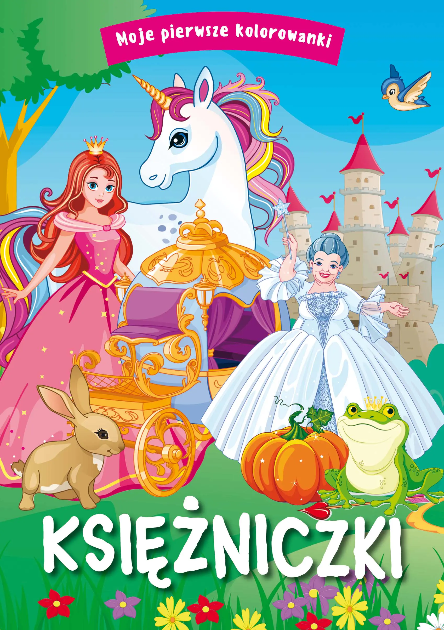Książka - Księżniczki. Moje pierwsze kolorowanki