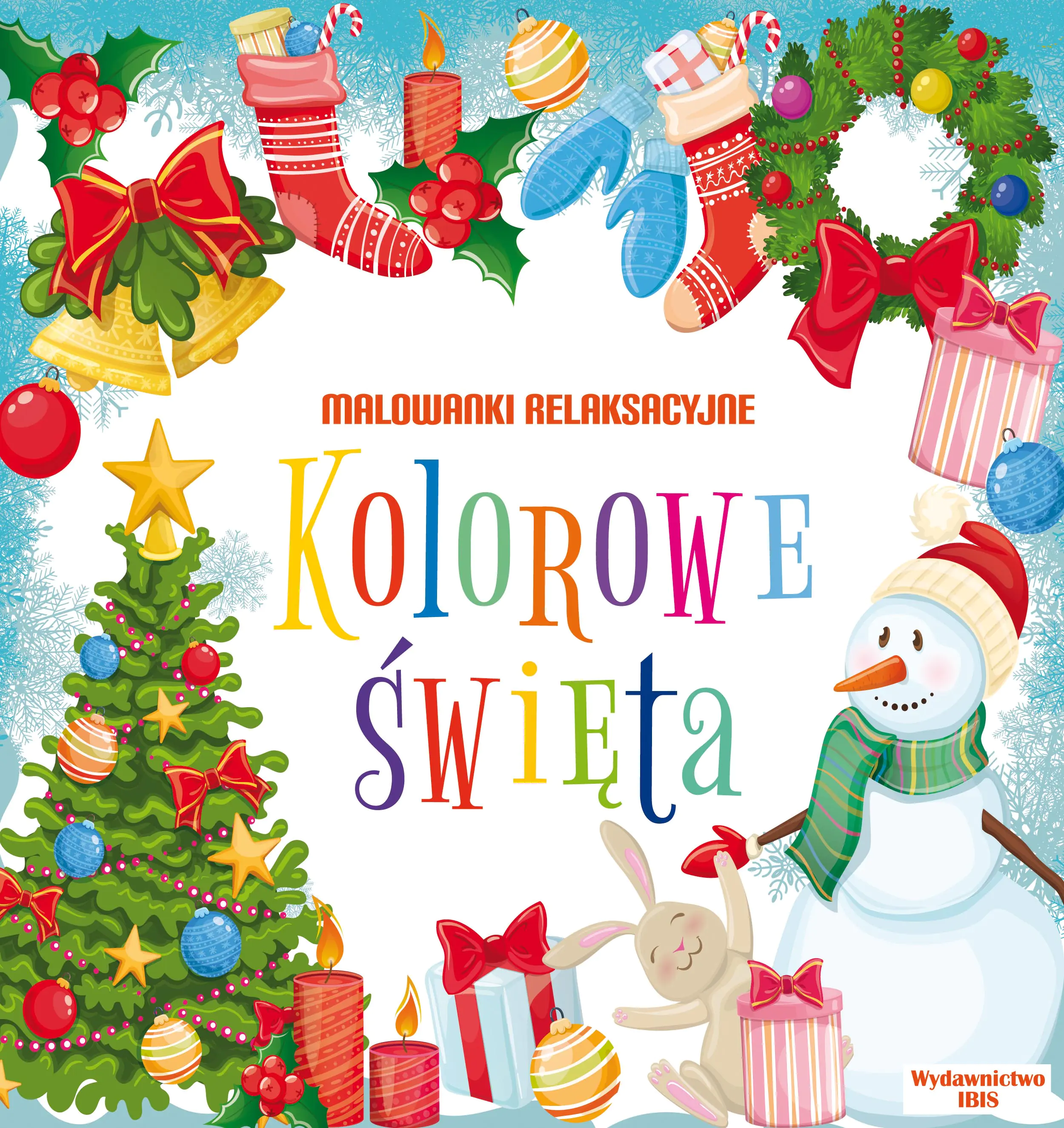 Książka - Kolorowe święta. Malowanki relaksacyjne