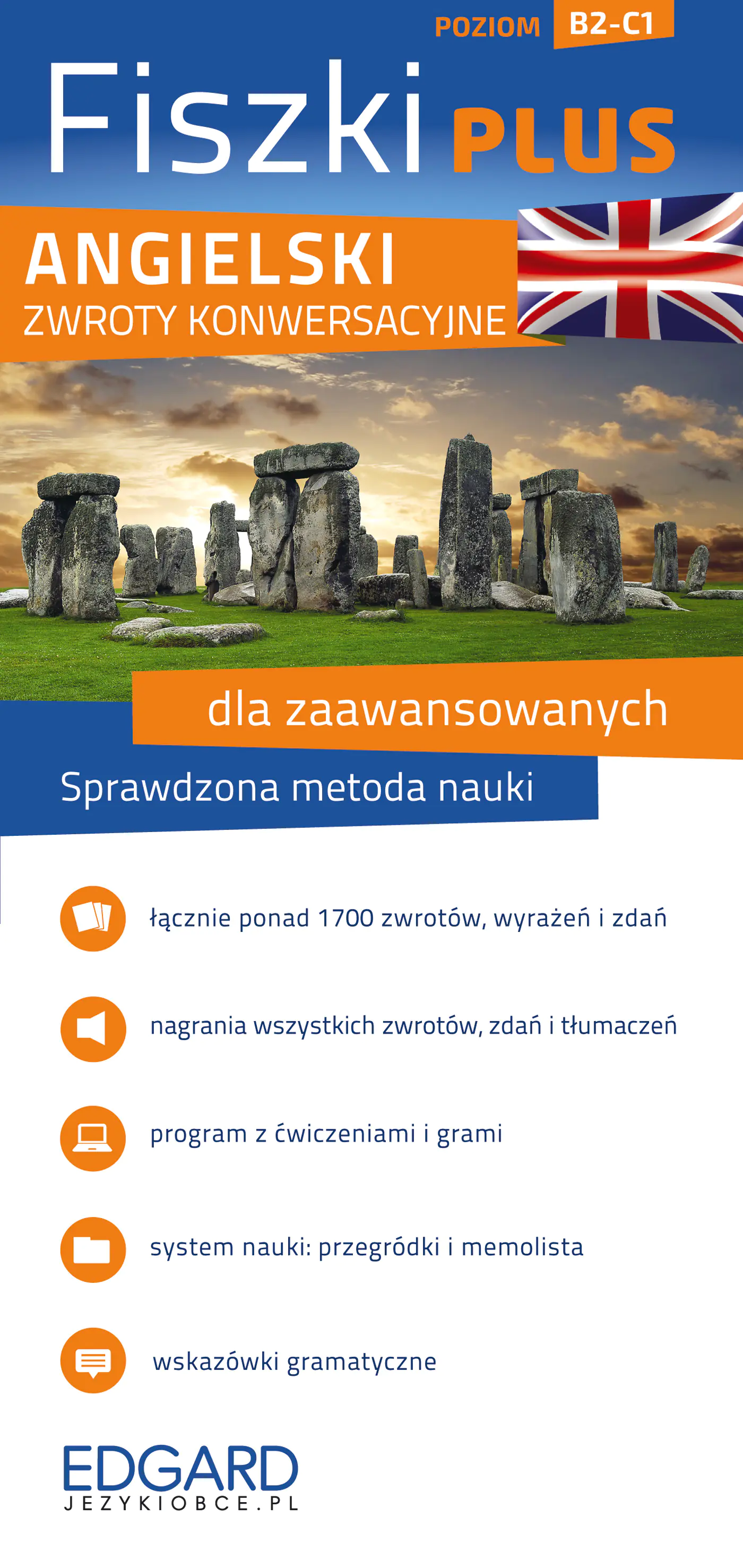Książka - Fiszki Plus. Angielski. Konwersacje dla zaawansowanych. Poziom B2-C1