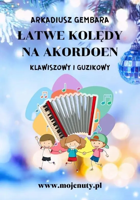 Książka - Łatwe kolędy na akordeon klawiszowy i guzikowy