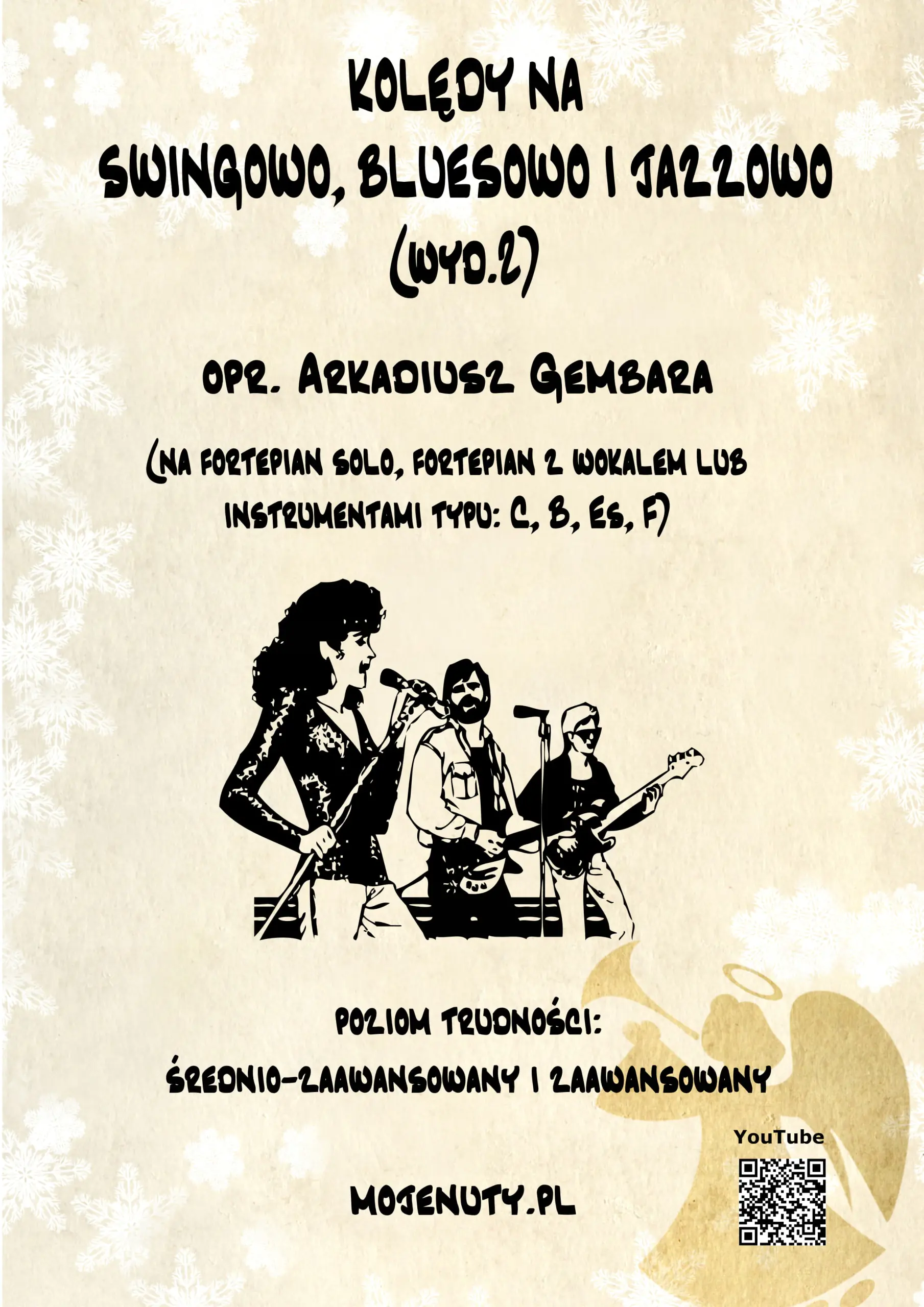 Książka - Kolędy na swingowo, bluesowo i jazzowo