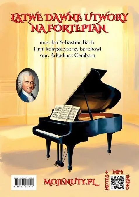 Książka - Łatwe dawne utwory na fortepian + MP3