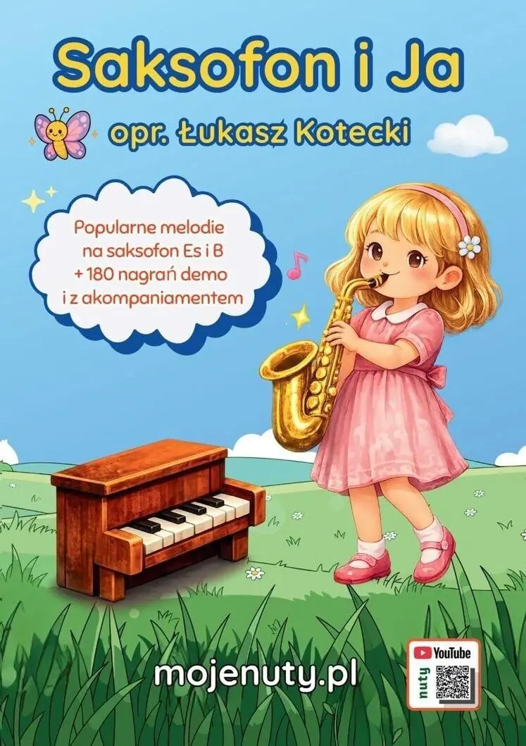 Książka - Saksofon i Ja - melodie na saksofon Es i B