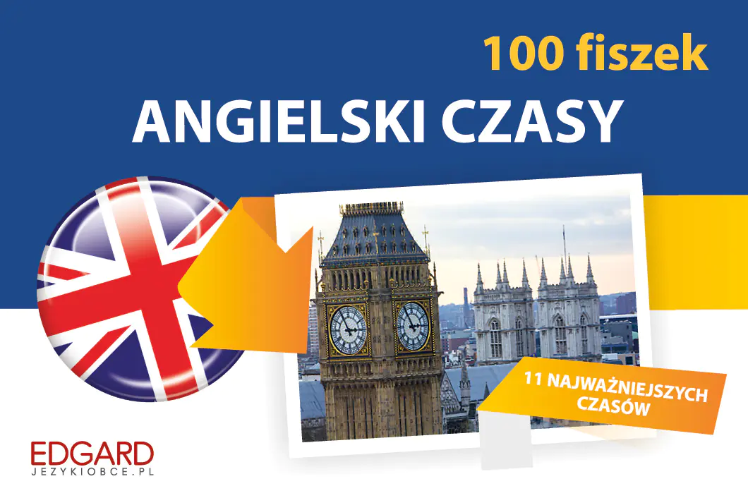 Książka - Angielski. 100 fiszek. Czasy