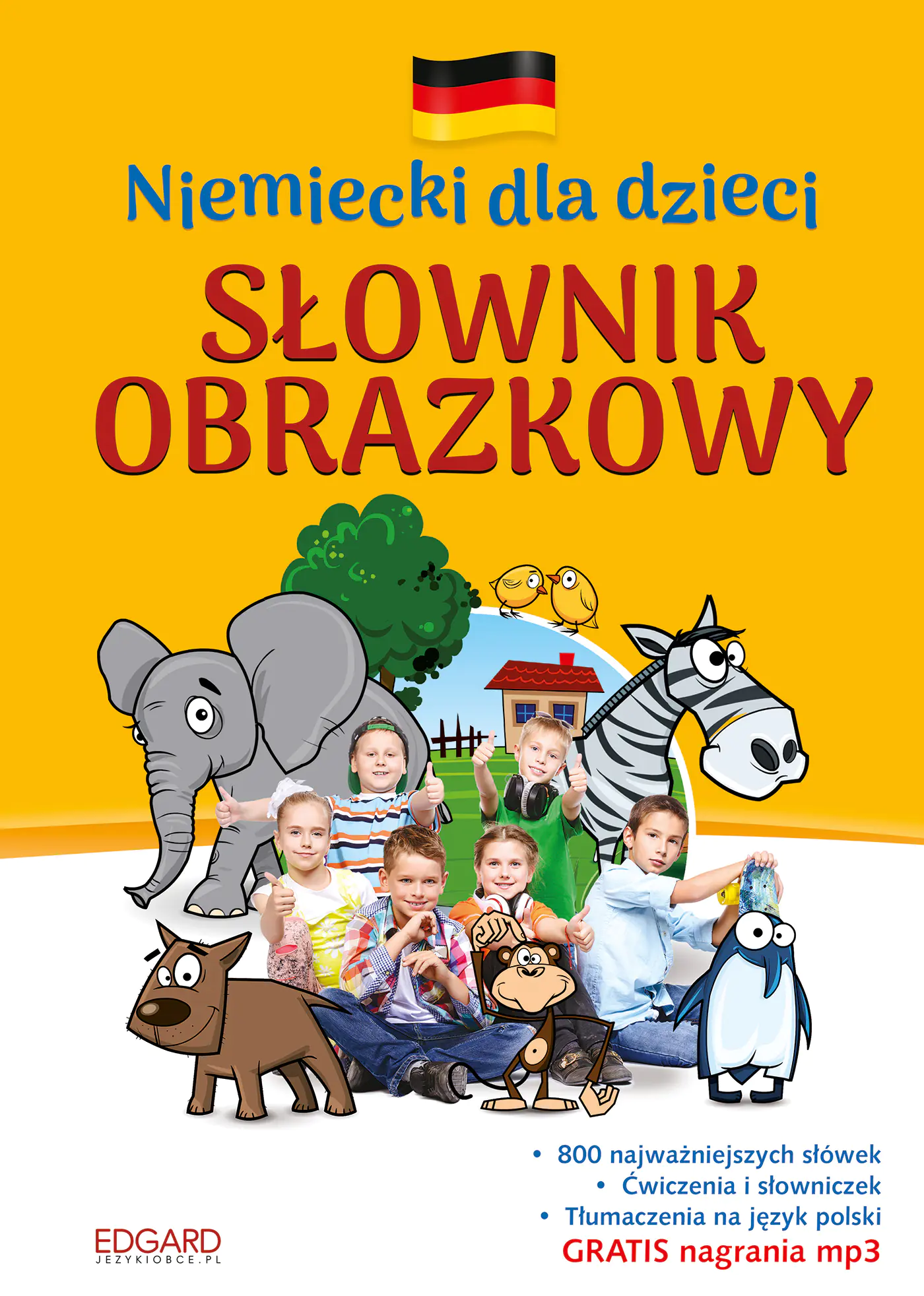 Książka - Niemiecki dla dzieci. Słownik obrazkowy