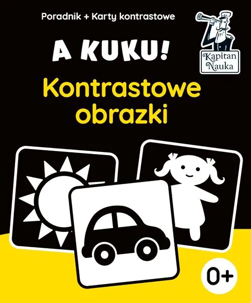 Książka - A kuku! Kontrastowe obrazki