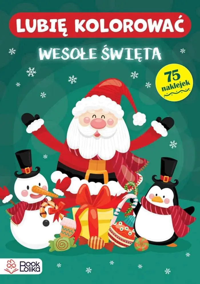 Książka - Wesołe święta. Lubię kolorować