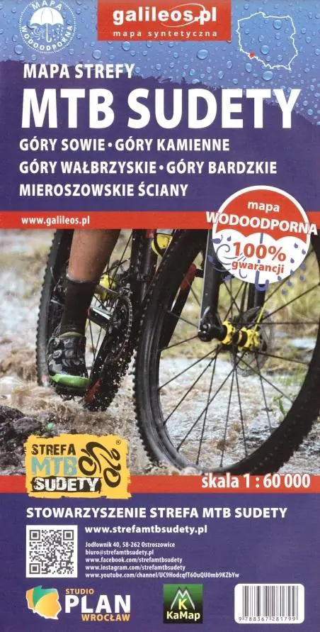 Książka - Mapa - MTB Sudety 1:60 000