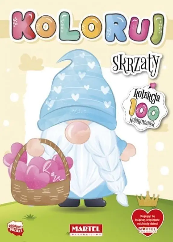 Książka - Skrzaty. Koloruj