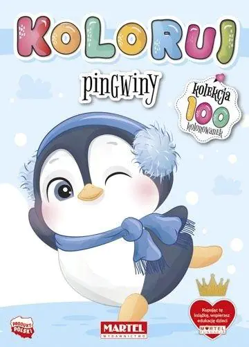 Książka - Pingwiny. Koloruj