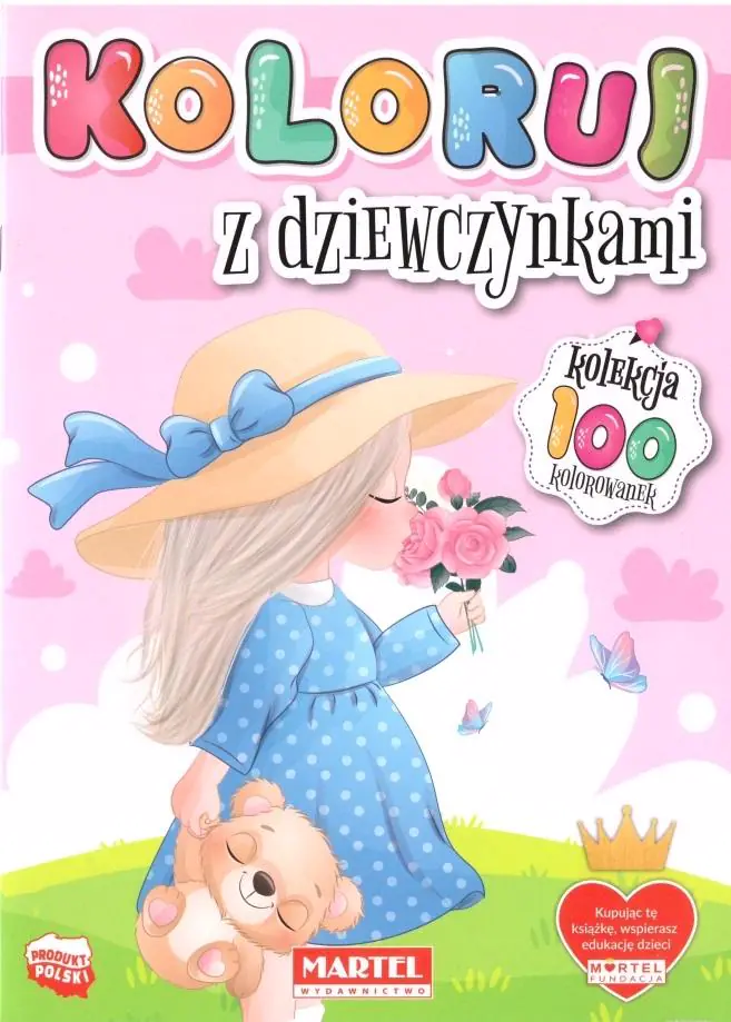 Książka - Koloruj z dziewczynkami