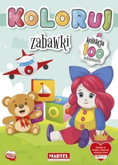 Książka - Zabawki. Koloruj