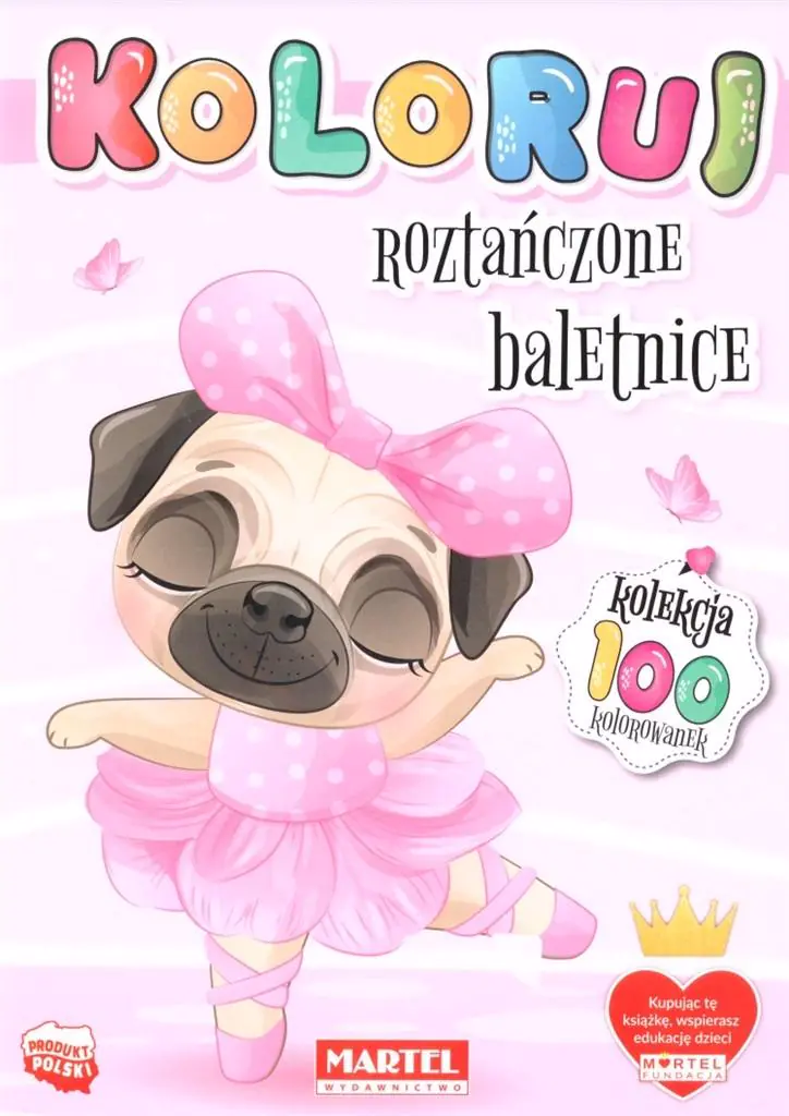Książka - Roztańczone baletnice. Koloruj
