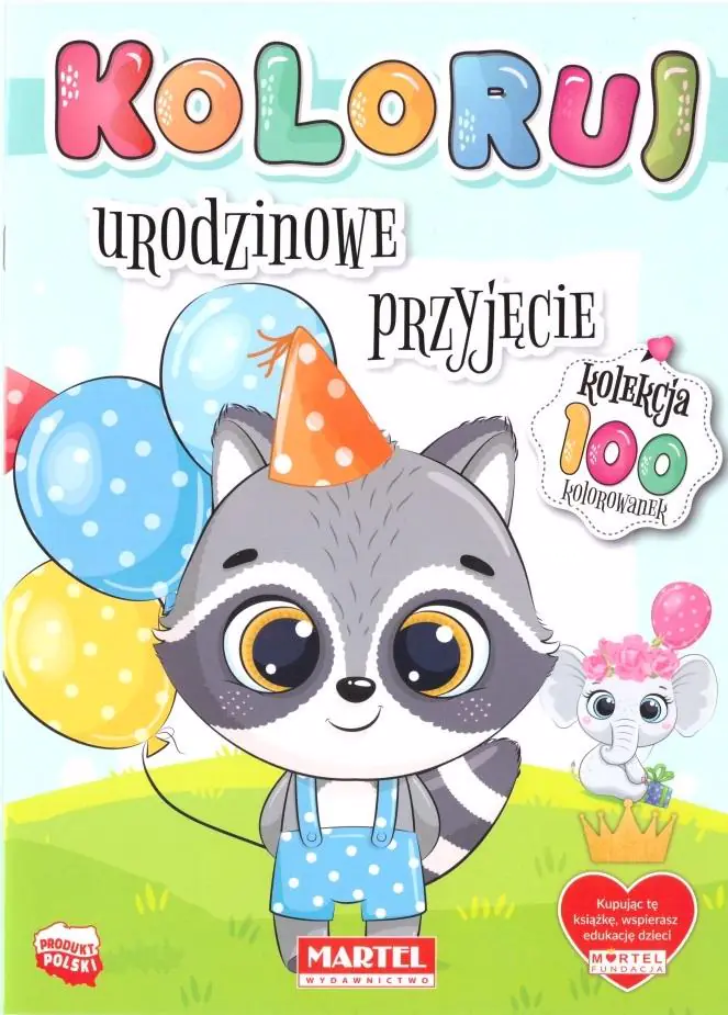 Książka - Koloruj. Urodzinowe przyjęcie