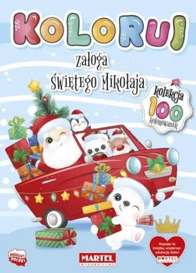 Książka - Kolekcja Koloruj Załoga Św. Mikołaja Martel