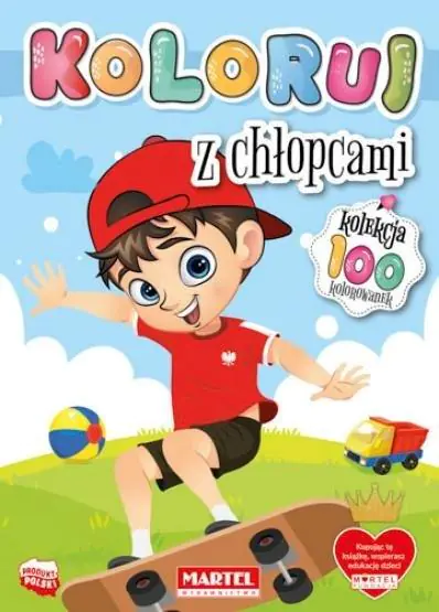 Książka - Z chłopcami. Koloruj