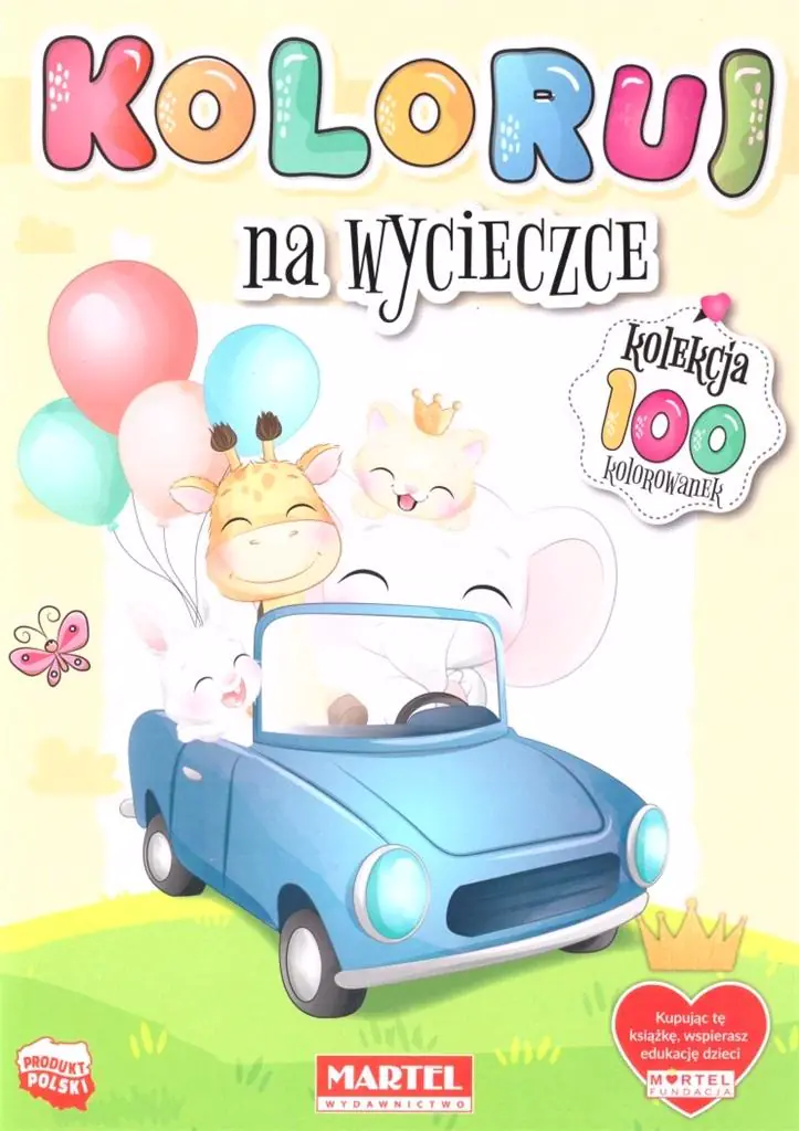 Książka - Na wycieczce. Koloruj
