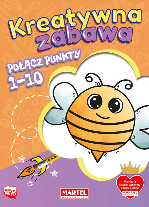 Książka - Połącz punkty 1-10. Kreatywna zabawa