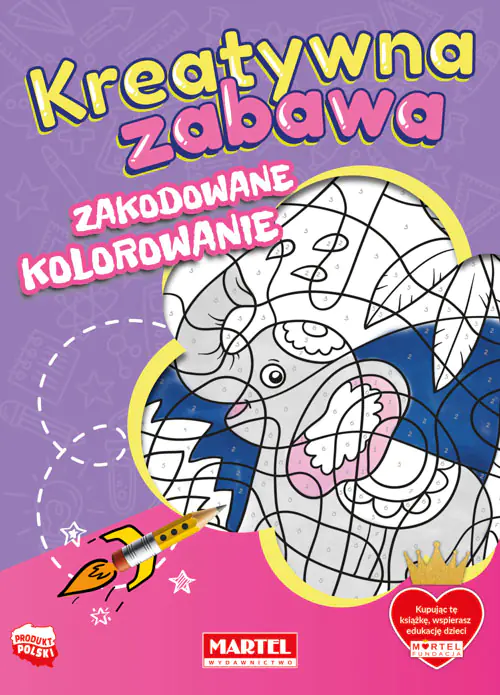 Książka - Kreatywna zabawa. Zakodowane kolorowanie