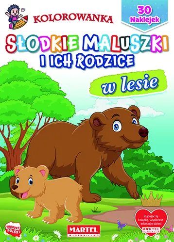 Książka - W lesie. Słodkie maluszki i ich rodzice