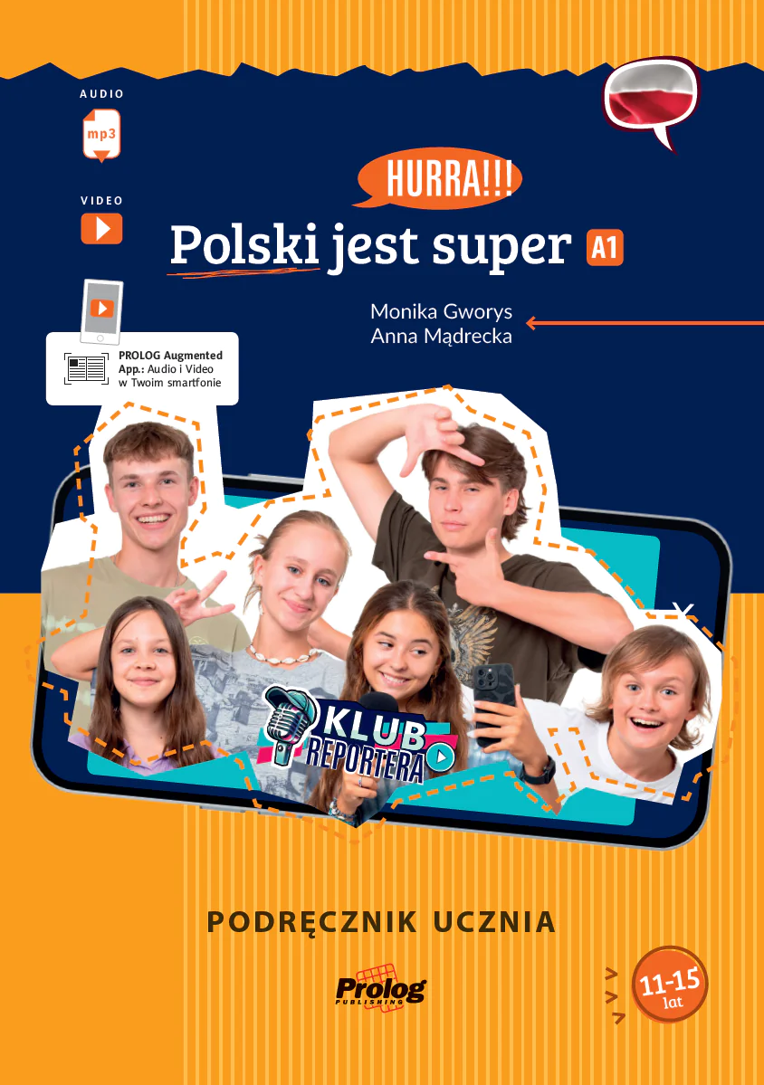 Książka - Hurra!!! Polski jest super A1. Podręcznik ucznia + mp3. I wyd.