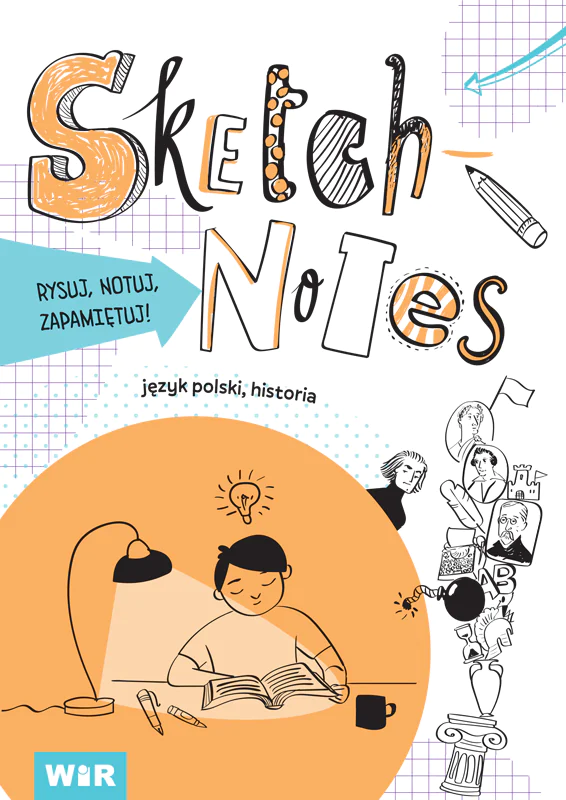 Książka - Sketchnotes. Język polski, historia