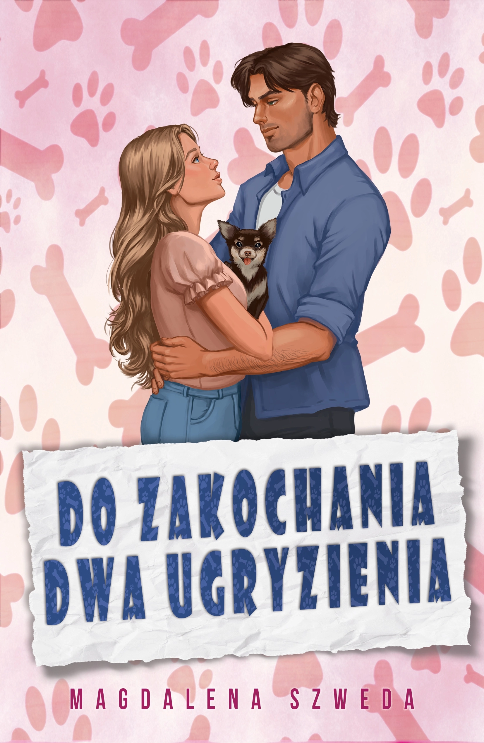 Książka - Do zakochania dwa ugryzienia (barwione brzegi)
