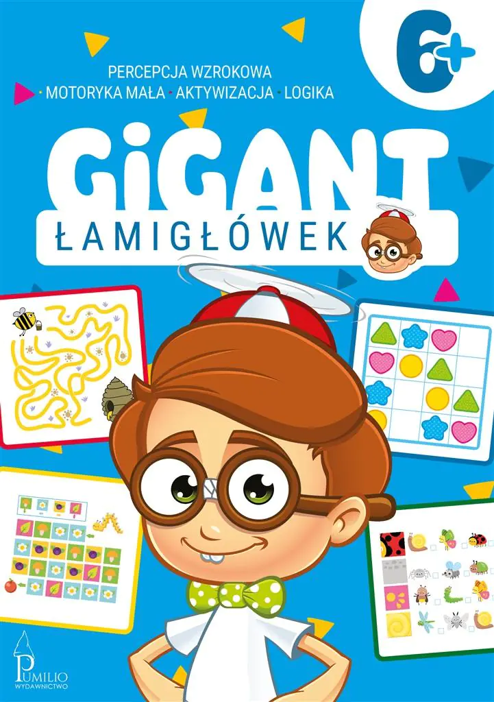 Książka - Gigant łamigłówek 6+
