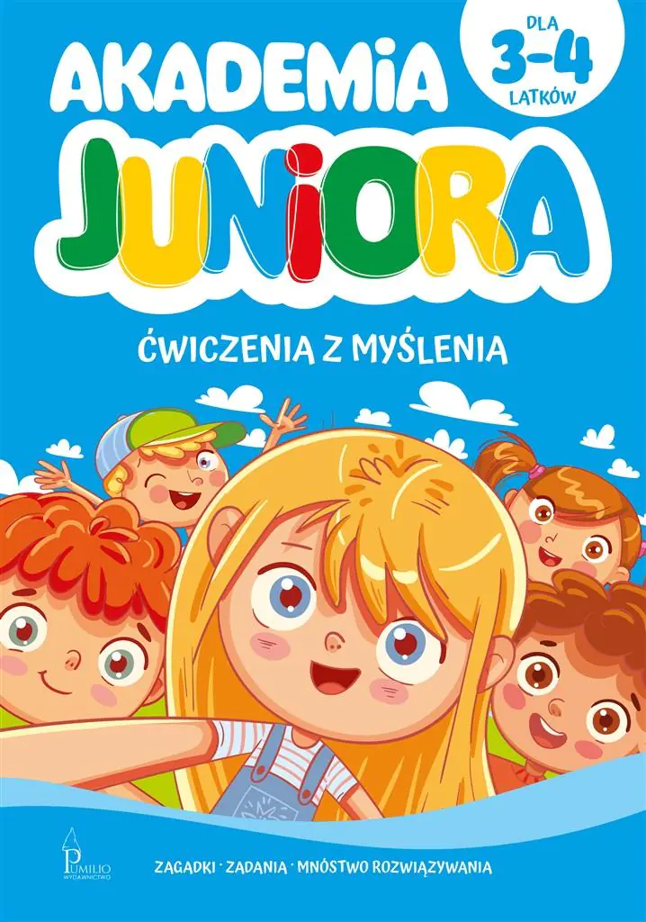 Książka - Akademia Juniora. Ćwiczenia z myślenia 3-4 lata