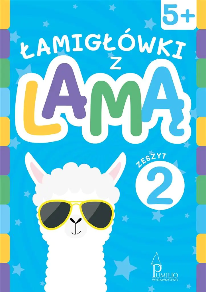 Książka - Łamigłówki z lamą 5+. Zeszyt 2