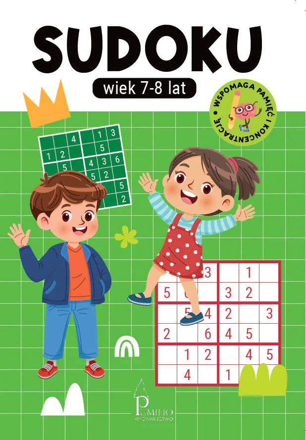 Książka - Sudoku 7-8 lat