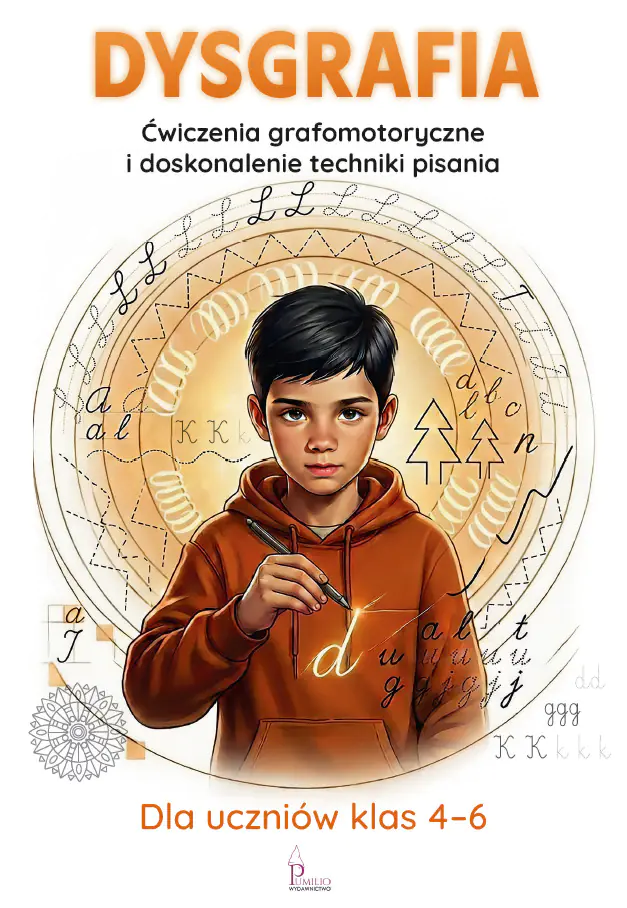 Książka - Dysgrafia. Ćwiczenia grafomotoryczne i doskonalenie techniki pisania