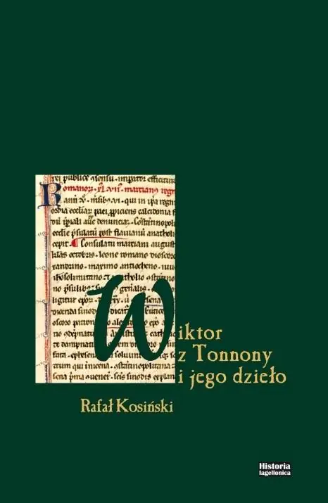 Książka - Wiktor z Tonnony i jego dzieło