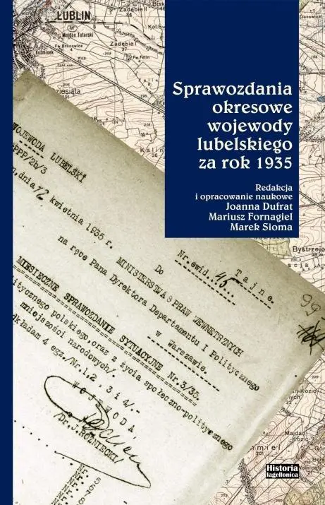 Książka - Sprawozdania okresowe wojewody lubelskiego za rok 1935