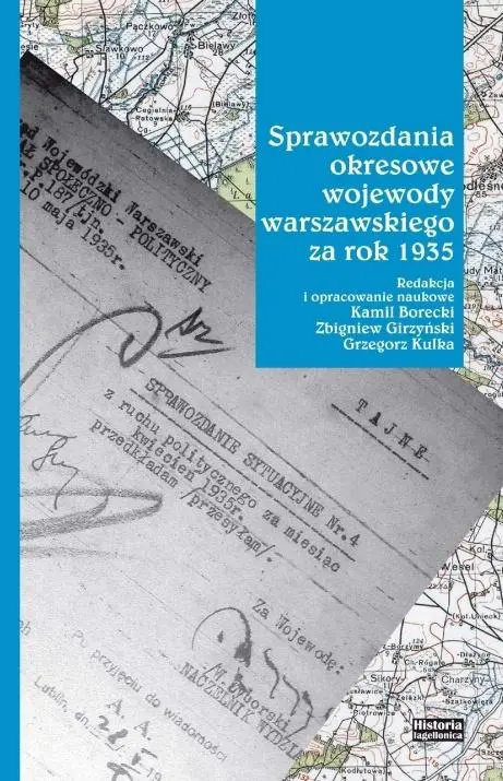 Książka - Sprawozdania okresowe wojewody warszawskiego za rok 1935