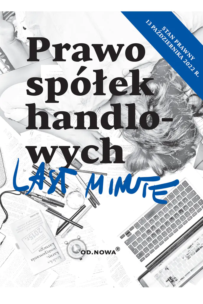 Książka - Prawo spółek handlowych. Last Minute