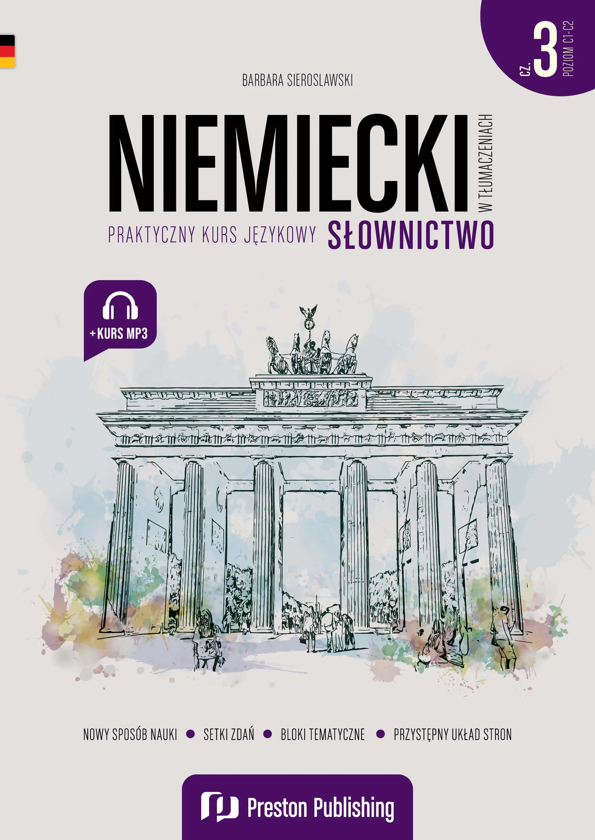 Książka - Niemiecki w tłumaczeniach. Słownictwo Część 3 Poziom C1-C2