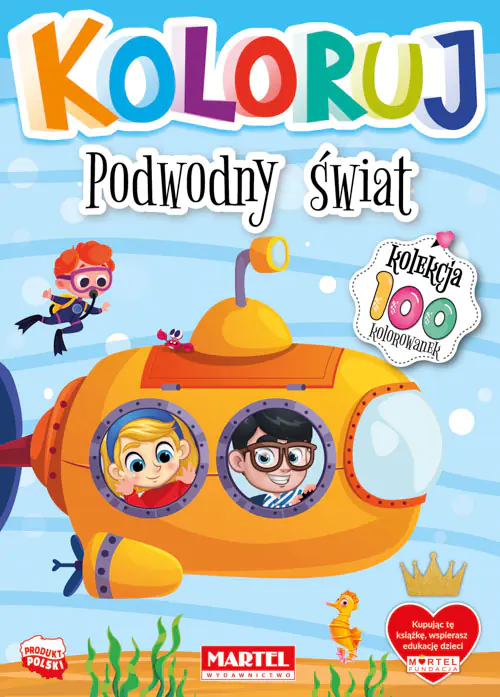 Książka - Podwodny świat. Koloruj