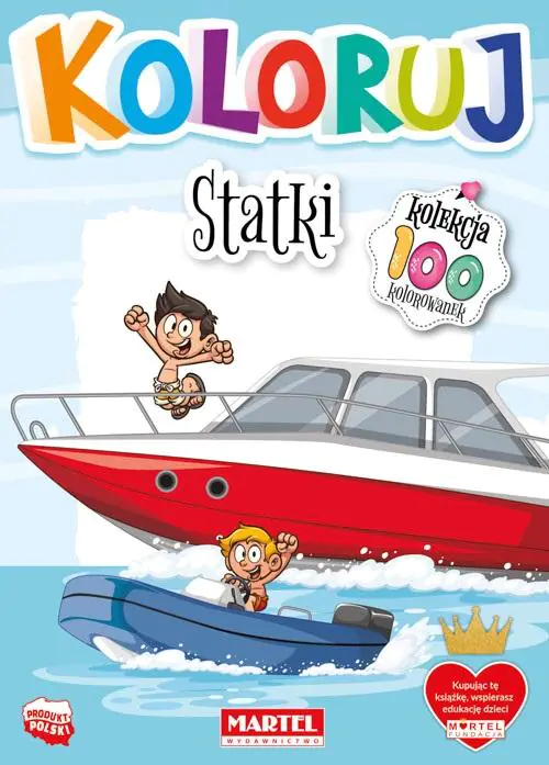 Książka - Statki. Koloruj