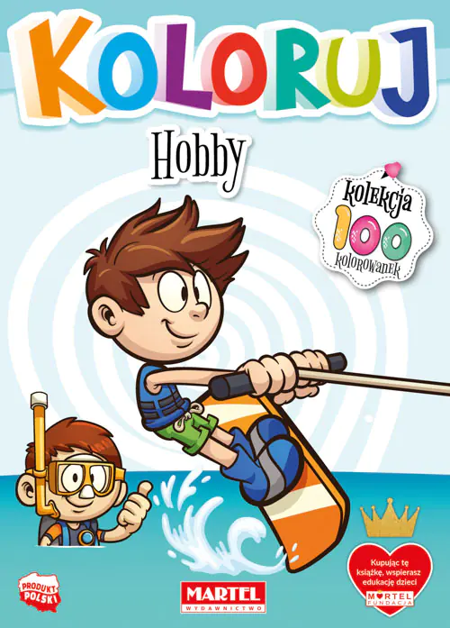 Książka - Martel Kolorowanka Hobby 68378