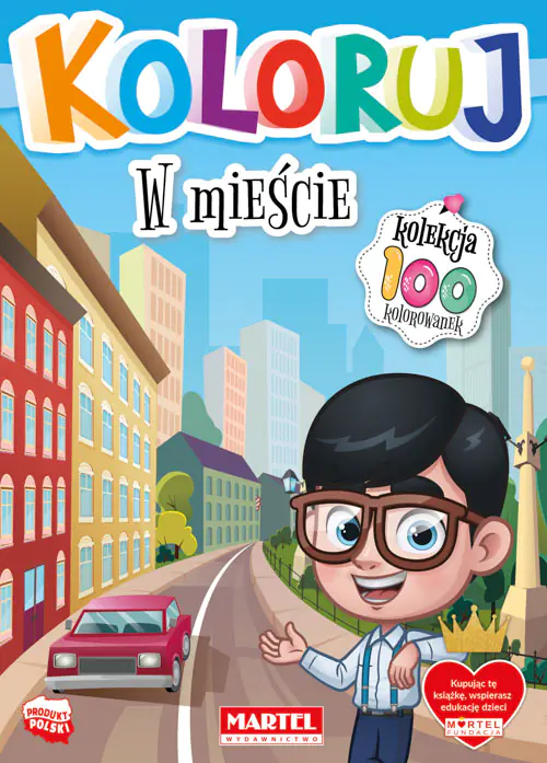 Książka - W mieście. Koloruj
