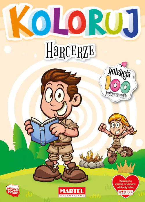 Książka - Harcerze. Koloruj