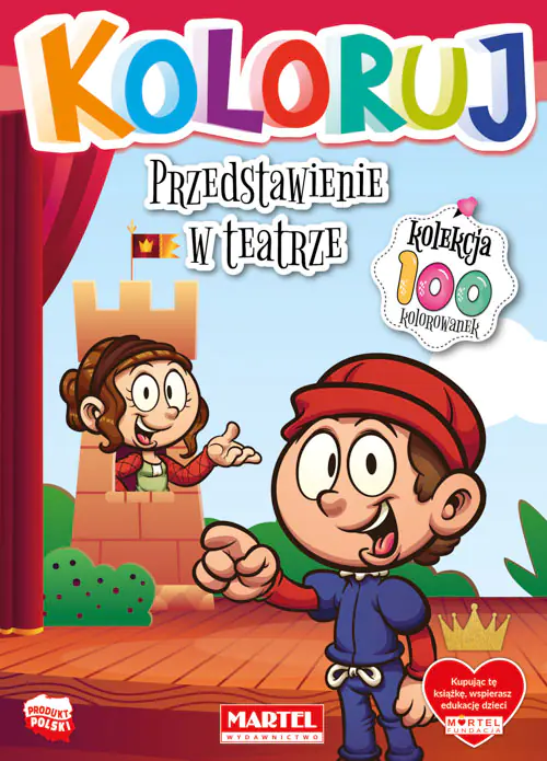 Książka - Przedstawienie w teatrze. Koloruj