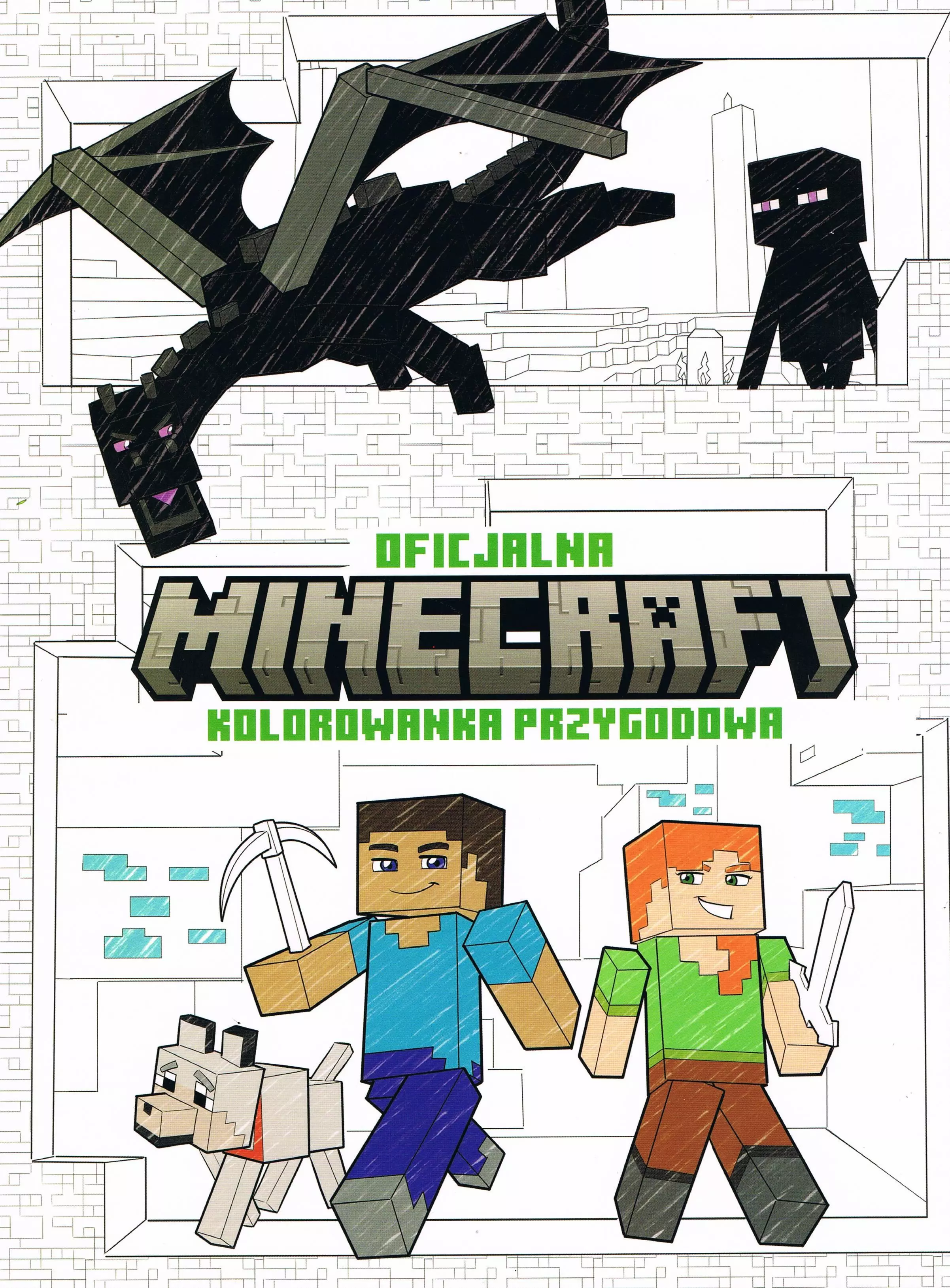 Książka - Minecraft. Kolorowanka przygodowa