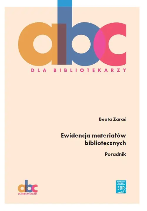 Książka - Ewidencja materiałów bibliotecznych