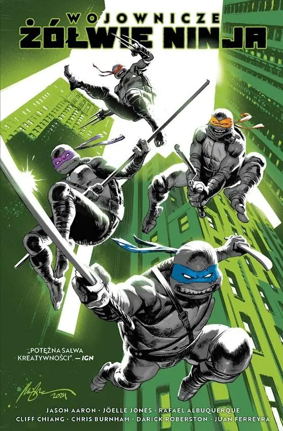 Książka - Powrót do Nowego Jorku. Wojownicze Żółwie Ninja. Tom 1