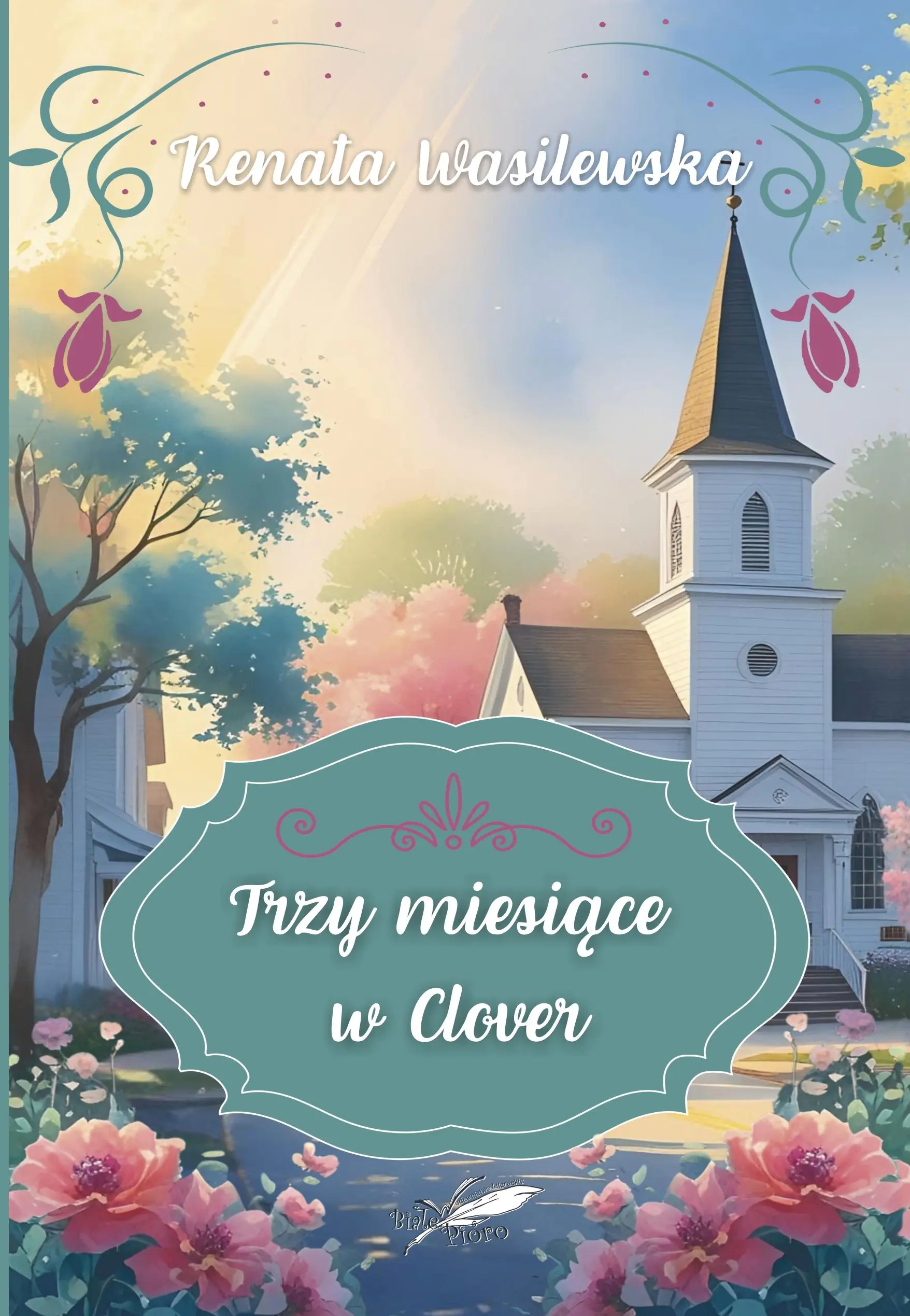 Książka - Trzy miesiące w Clover (barwione brzegi)