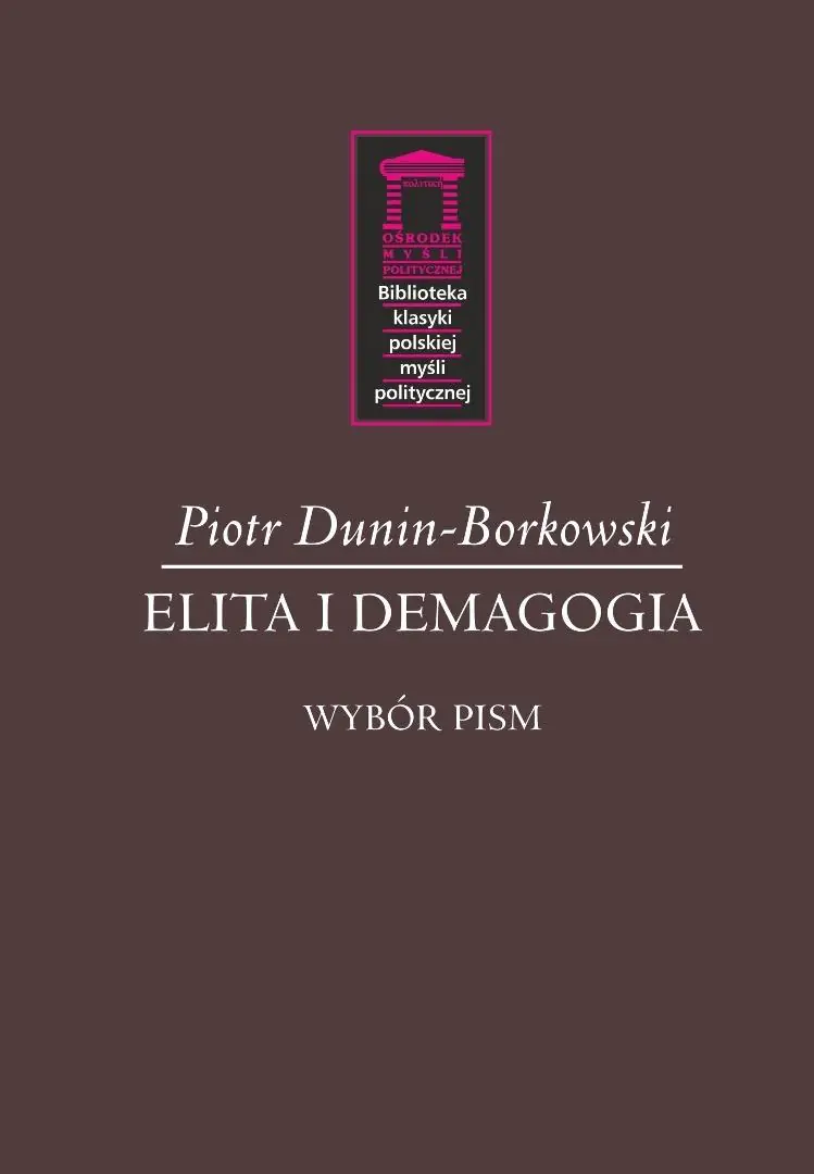 Książka - Elita i demagogia