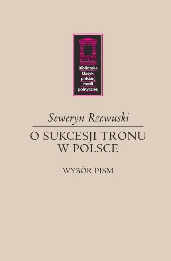 Książka - O sukcesji tronu w Polsce